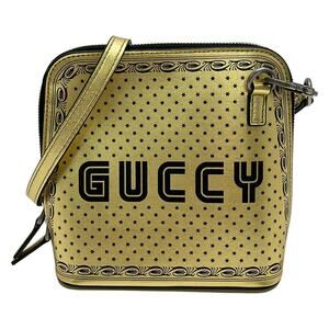 Gucci GUCCY Shoulder Bag 511189 Gold Black
